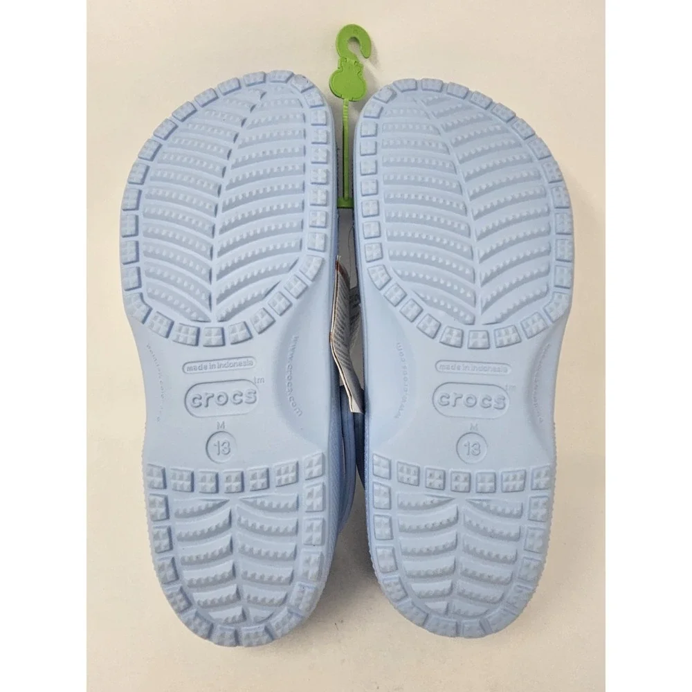 Crocs Classic Slip-On Sandals, Blue Calcite, Men's Size 13M, 10001-4NS, NEW!